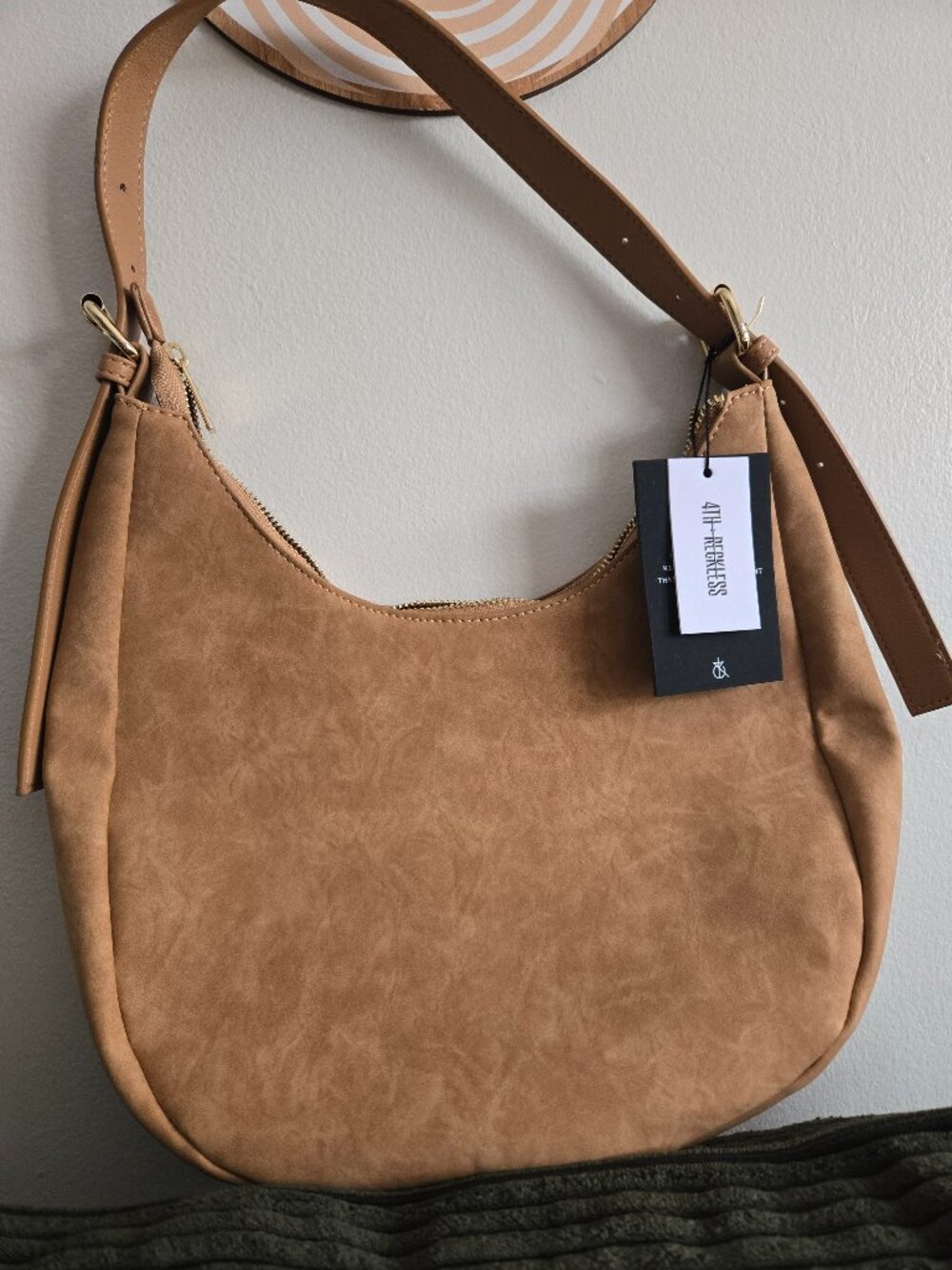 4th and Reckless Tan Shoulder Bag